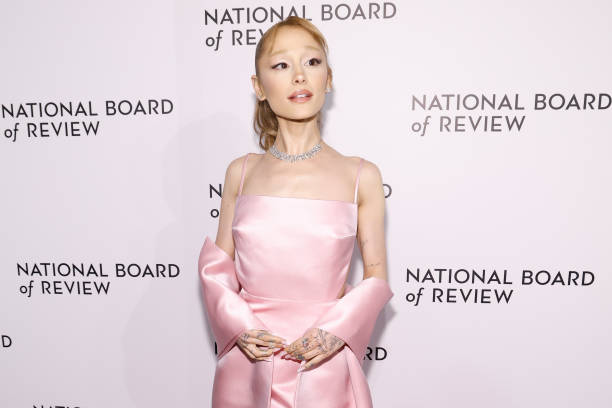Ariana Grande attends the 2025 National Board of Review Gala at Cipriani 42nd Street on January 07, 2025 in New York Cit