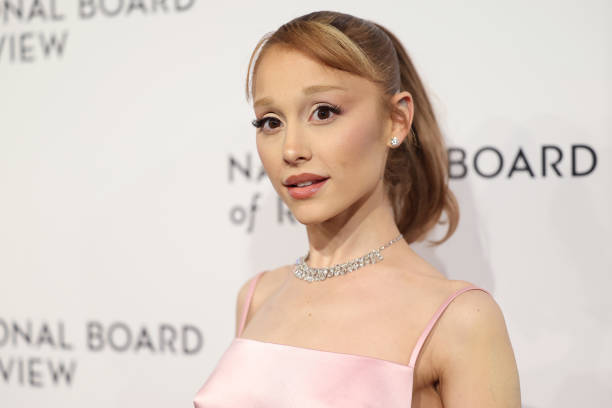 Ariana Grande attends the 2025 National Board of Review Gala at Cipriani 42nd Street on January 07, 2025 in New York Cit