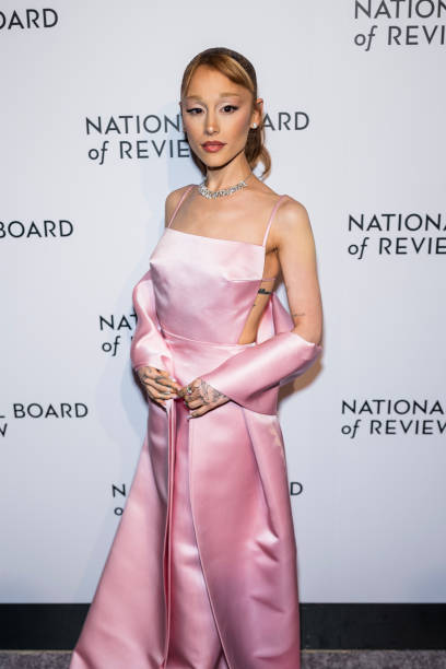 Ariana Grande attends the 2025 National Board Of Review Gala at Cipriani 42nd Street on January 07, 2025 in New York Cit