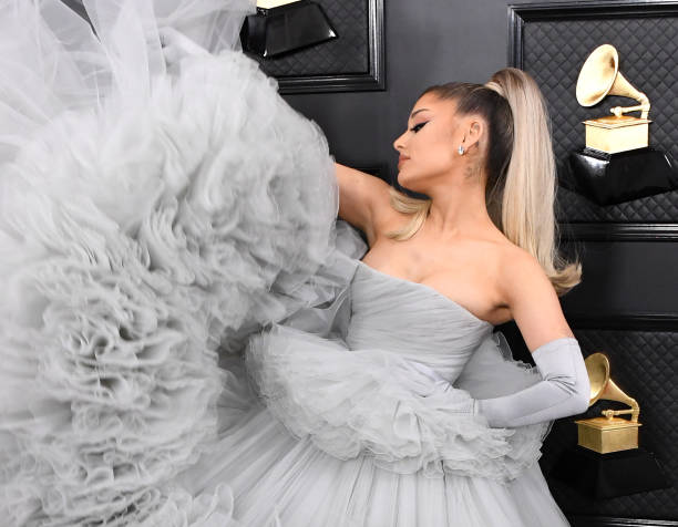 Ariana Grande attends the 62nd Annual GRAMMY Awards at Staples Center on January 26, 2020 in Los Angeles, California