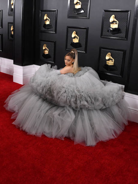 Ariana Grande attends the 62nd Annual GRAMMY Awards at Staples Center on January 26, 2020 in Los Angeles, California