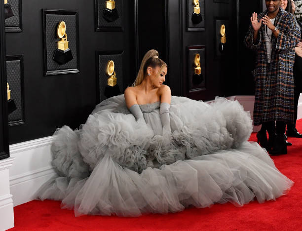 Ariana Grande attends the 62nd Annual GRAMMY Awards at STAPLES Center on January 26, 2020 in Los Angeles, California