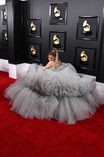 Ariana Grande attends the 62nd Annual GRAMMY Awards at Staples Center on January 26, 2020 in Los Angeles, California