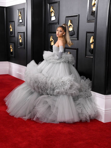 Ariana Grande attends the 62nd Annual GRAMMY Awards at Staples Center on January 26, 2020 in Los Angeles, California