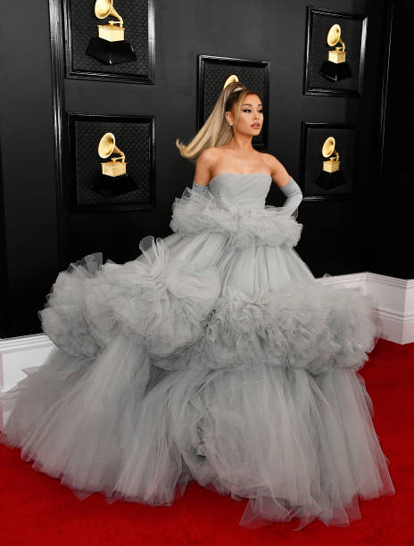 Ariana Grande attends the 62nd Annual GRAMMY Awards at STAPLES Center on January 26, 2020 in Los Angeles, California