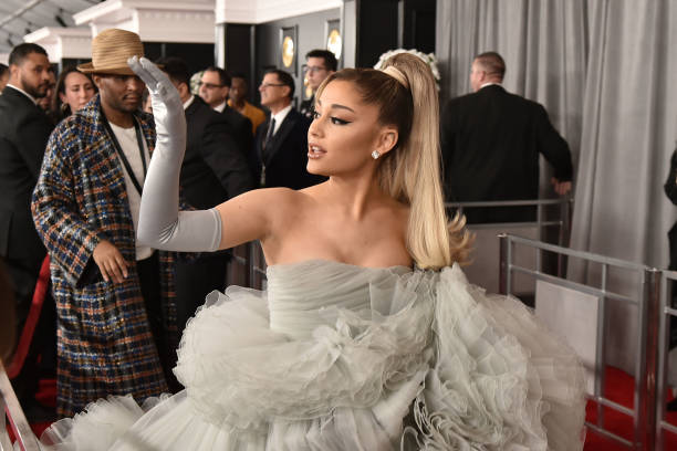 Ariana Grande attends the 62nd Annual Grammy Awards at Staples Center on January 26, 2020 in Los Angeles, CA