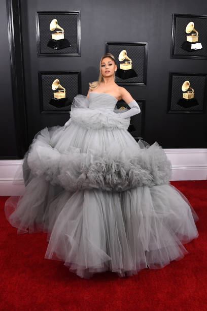 Ariana Grande attends the 62nd Annual GRAMMY Awards at Staples Center on January 26, 2020 in Los Angeles, California