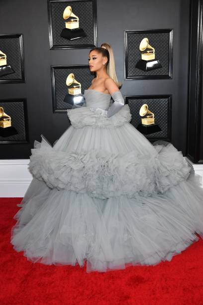 Ariana Grande attends the 62nd Annual GRAMMY Awards at Staples Center on January 26, 2020 in Los Angeles, California