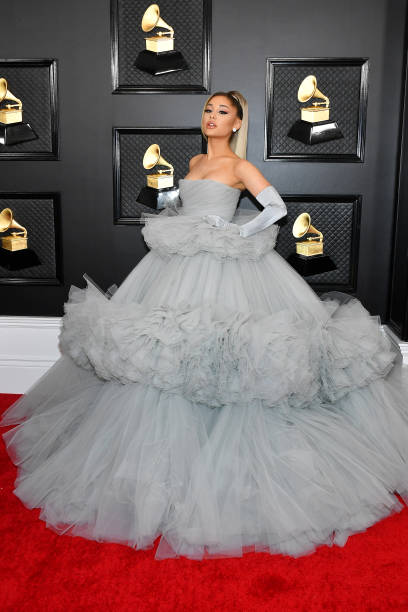 Ariana Grande attends the 62nd Annual GRAMMY Awards at Staples Center on January 26, 2020 in Los Angeles, California
