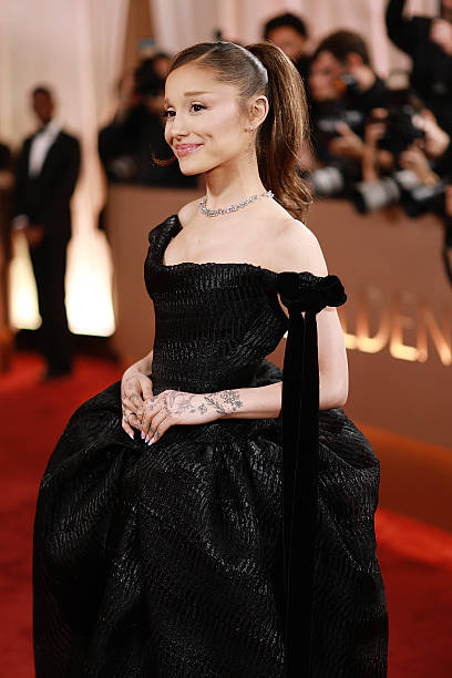 Ariana Grande attends the 83rd annual Golden Globe Awards at The Beverly Hilton on January 11, 2026 in Beverly Hills, California. — frame 130/135 (408×612)