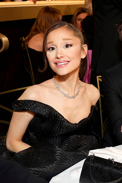 Ariana Grande attends the 83rd Annual Golden Globe Awards at The Beverly Hilton on January 11, 2026 in Beverly Hills, Ca