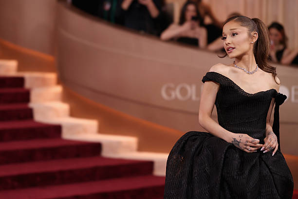 Ariana Grande attends the 83rd Annual Golden Globe Awards at The Beverly Hilton on January 11, 2026 in Beverly Hills, Ca