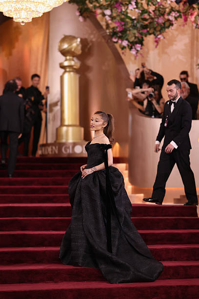 Ariana Grande attends the 83rd Annual Golden Globe Awards at The Beverly Hilton on January 11, 2026 in Beverly Hills, Ca
