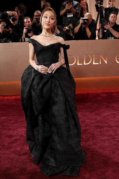 Ariana Grande attends the 83rd annual Golden Globe Awards at The Beverly Hilton on January 11, 2026 in Beverly Hills, Ca