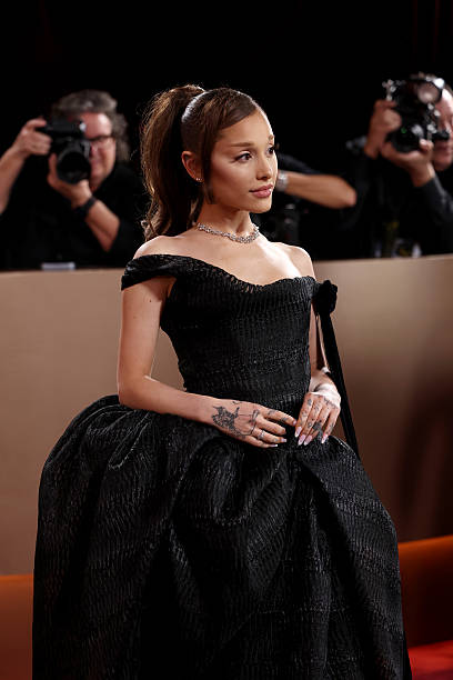 Ariana Grande attends the 83rd annual Golden Globe Awards at The Beverly Hilton on January 11, 2026 in Beverly Hills, Ca