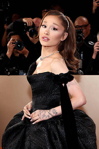 Ariana Grande attends the 83rd Annual Golden Globe Awards at The Beverly Hilton on January 11, 2026 in Beverly Hills, Ca