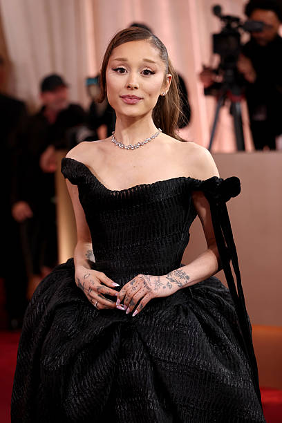 Ariana Grande attends the 83rd annual Golden Globe Awards at The Beverly Hilton on January 11, 2026 in Beverly Hills, Ca