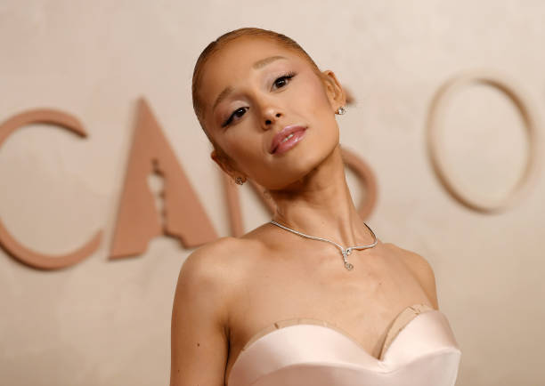 Ariana Grande attends the 97th Annual Oscars at Dolby Theatre on March 02, 2025 in Hollywood, California