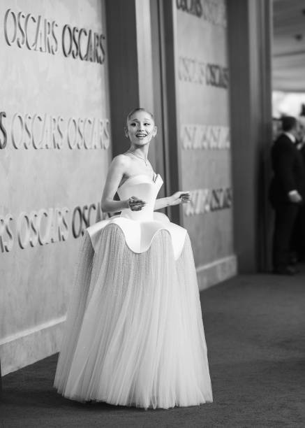 Ariana Grande attends the 97th Annual Oscars at Dolby Theatre on March 02, 2025 in Hollywood, California