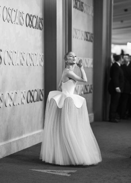 Ariana Grande attends the 97th Annual Oscars at Dolby Theatre on March 02, 2025 in Hollywood, California