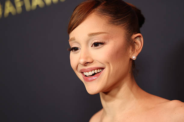 Ariana Grande attends the AFI Awards Luncheon at the Four Seasons Hotel Los Angeles at Beverly Hills on January 09, 2026 in Los Angeles, California. — frame 36/47 (612×408)