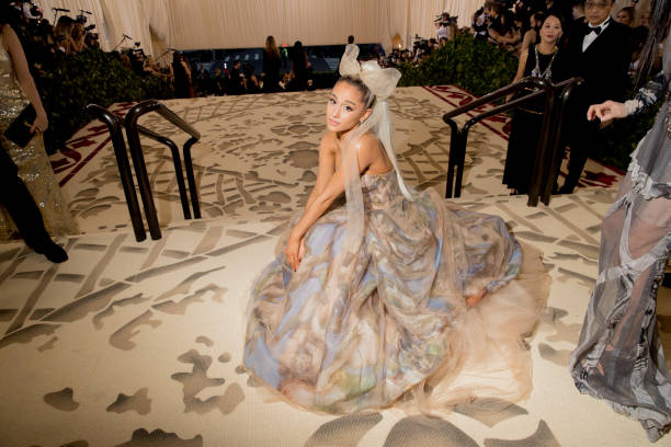 Ariana Grande attends the Heavenly Bodies: Fashion & The Catholic Imagination Costume Institute Gala at The Metropolitan