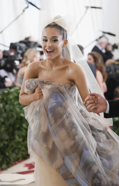 Ariana Grande attends the Heavenly Bodies: Fashion & The Catholic Imagination Costume Institute Gala at The Metropolitan