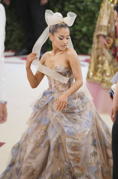 Ariana Grande attends the Heavenly Bodies: Fashion & The Catholic Imagination Costume Institute Gala at The Metropolitan