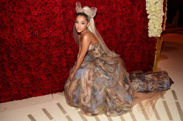 Ariana Grande attends the Heavenly Bodies: Fashion & The Catholic Imagination Costume Institute Gala at The Metropolitan