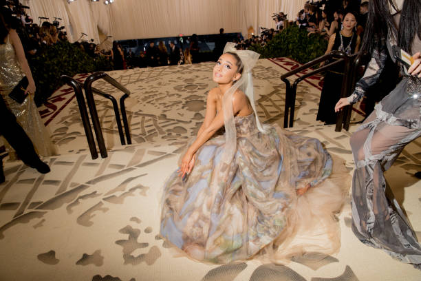Ariana Grande attends the Heavenly Bodies: Fashion & The Catholic Imagination Costume Institute Gala at The Metropolitan