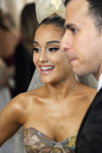 Ariana Grande attends the Heavenly Bodies: Fashion & The Catholic Imagination Costume Institute Gala at The Metropolitan