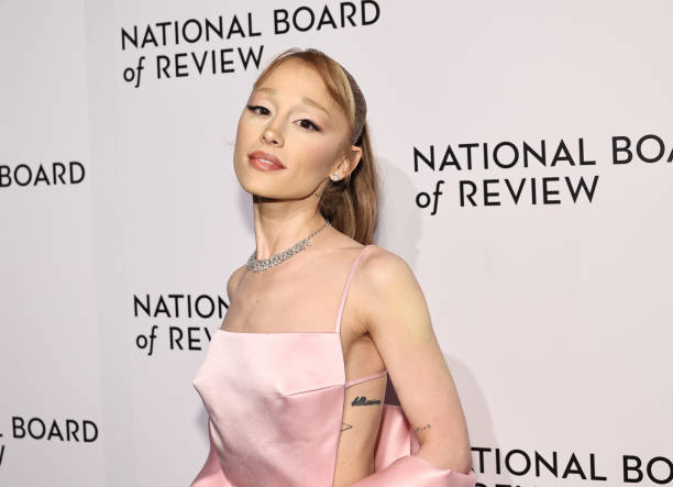 Ariana Grande attends The National Board of Review Annual Awards Gala at Cipriani 42nd Street on January 07, 2025 in New