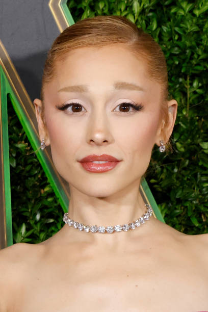 Ariana Grande attends the NYC premiere of "Wicked" at Museum of Modern Art on November 14, 2024 in New York City