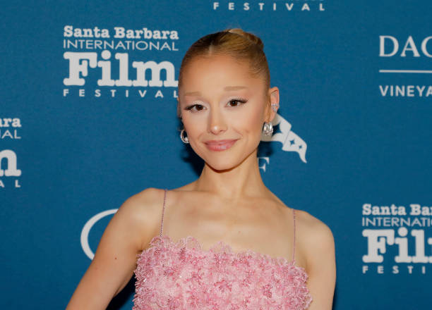 Ariana Grande attends the Virtuosos Award ceremony during the 40th Santa Barbara International Film Festival at The Arli