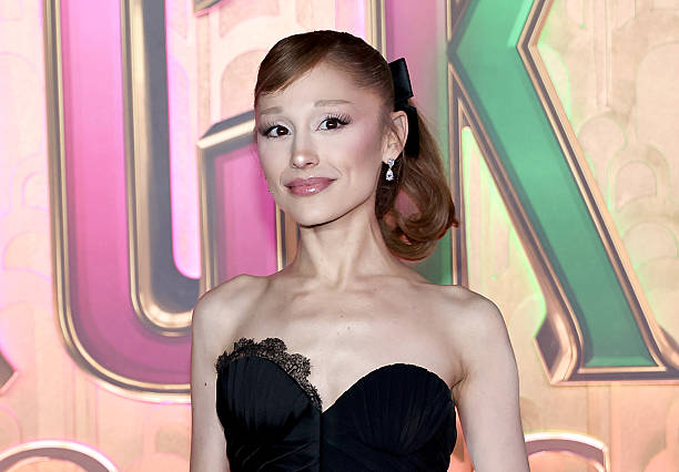 Ariana Grande attends the "Wicked: For Good!" New York Premiere at David Geffen Hall on November 17, 2025 in New York Ci
