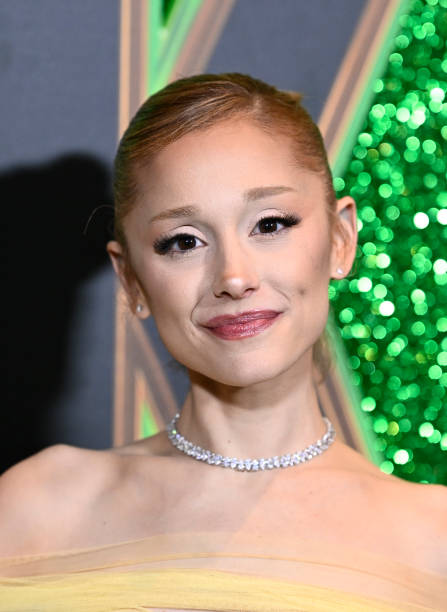 Ariana Grande attends the "Wicked: Part One" European Premiere at The Royal Festival Hall on November 18, 2024 in London