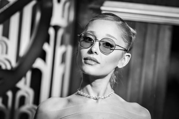 Ariana Grande attends the "Wicked: Part One" European Premiere at The Royal Festival Hall on November 18, 2024 in London