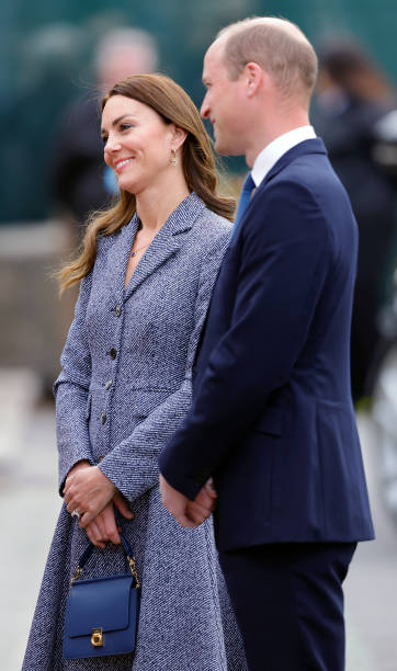 Catherine, Duchess of Cambridge and Prince William, Duke of Cambridge attend the official opening of the Glade of Light 