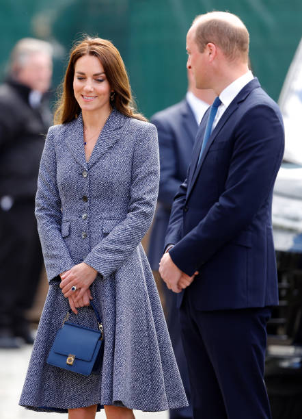 Catherine, Duchess of Cambridge and Prince William, Duke of Cambridge attend the official opening of the Glade of Light 