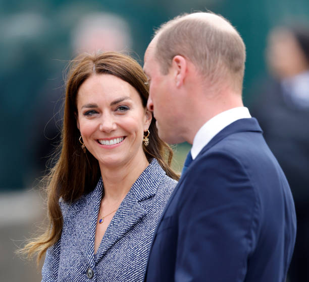 Catherine, Duchess of Cambridge and Prince William, Duke of Cambridge attend the official opening of the Glade of Light 