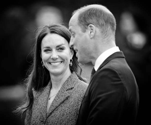 Catherine, Duchess of Cambridge and Prince William, Duke of Cambridge attend the official opening of the Glade of Light 