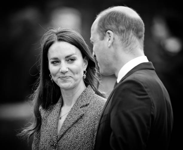 Catherine, Duchess of Cambridge and Prince William, Duke of Cambridge attend the official opening of the Glade of Light 