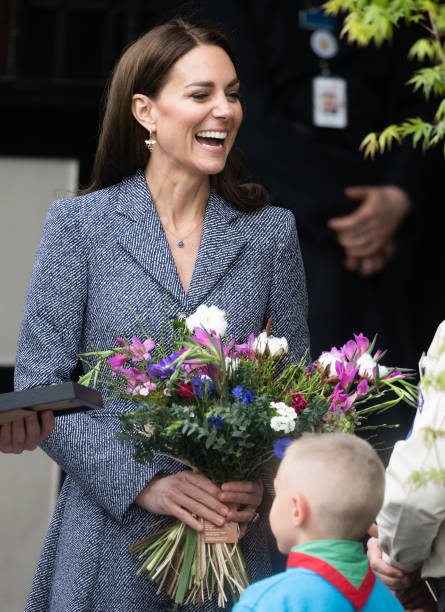 Ariana Grande — The Duke And Duchess Of Cambridge Attend The Official Opening Of The Glade Of Light Memorial