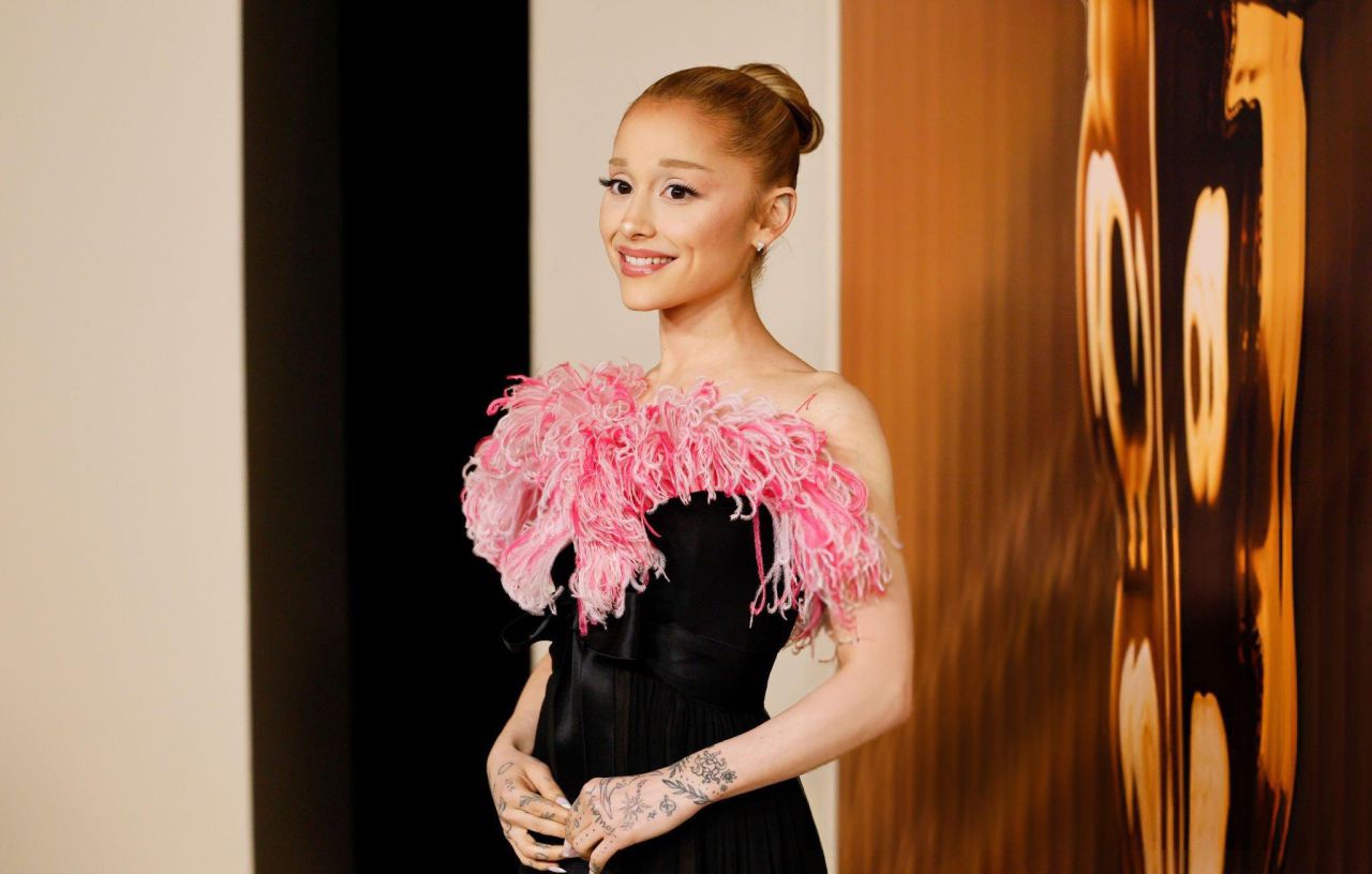 Ariana Grande Channels Glinda in Vintage YSL at Oscars Nominees Dinner