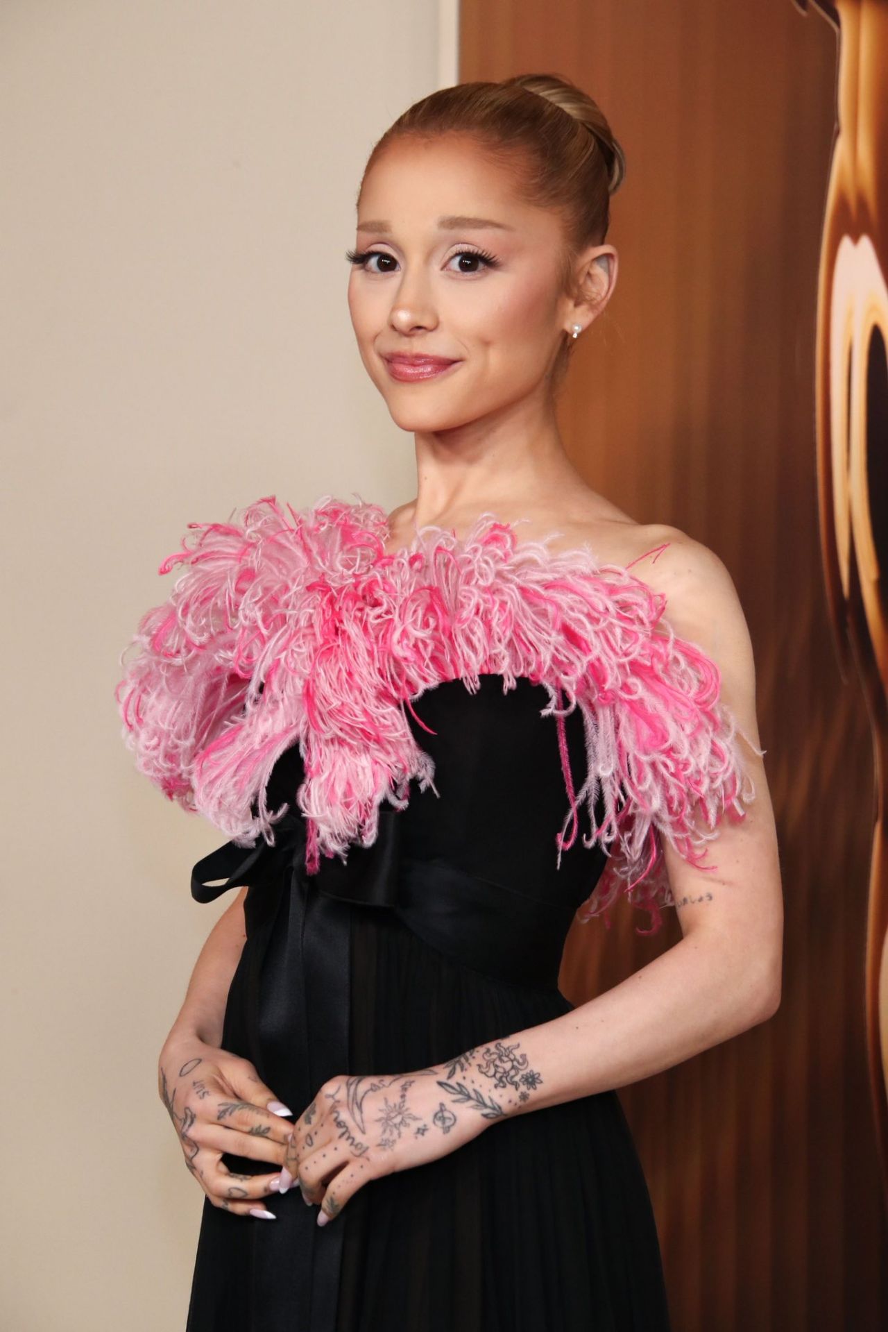 Ariana Grande Channels Glinda in Vintage YSL at Oscars Nominees Dinner