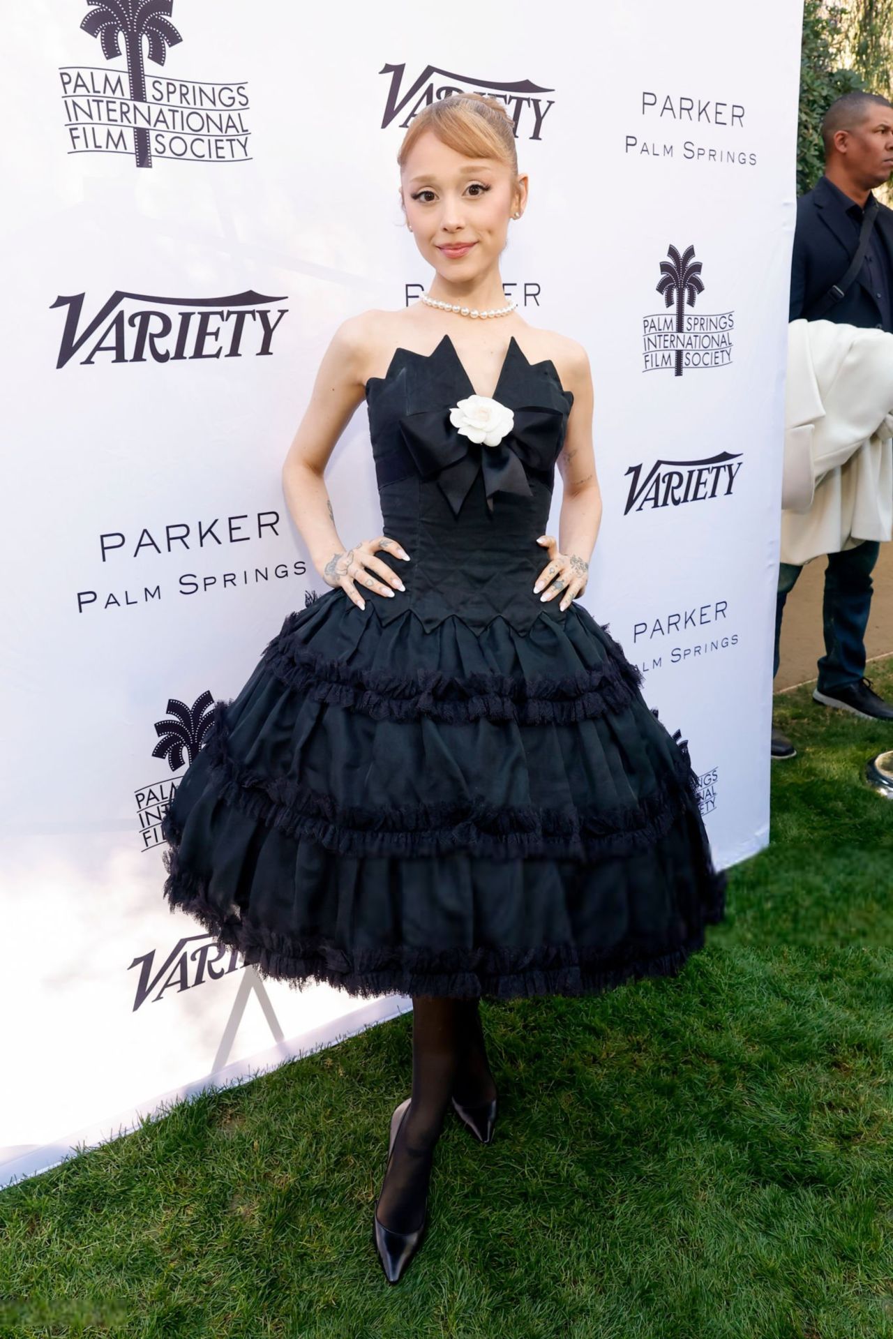 Ariana Grande Channels Vintage Chanel Glamour at Variety’s Palm Springs Brunch