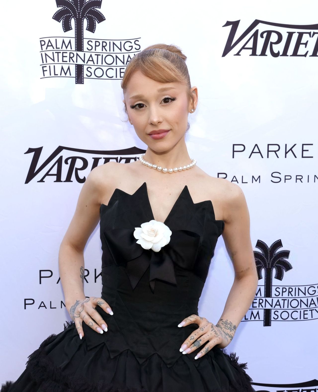 Ariana Grande Channels Vintage Chanel Glamour at Variety’s Palm Springs Brunch