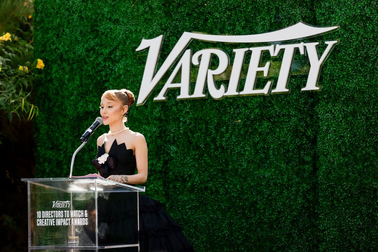 Ariana Grande Channels Vintage Chanel Glamour at Variety’s Palm Springs Brunch