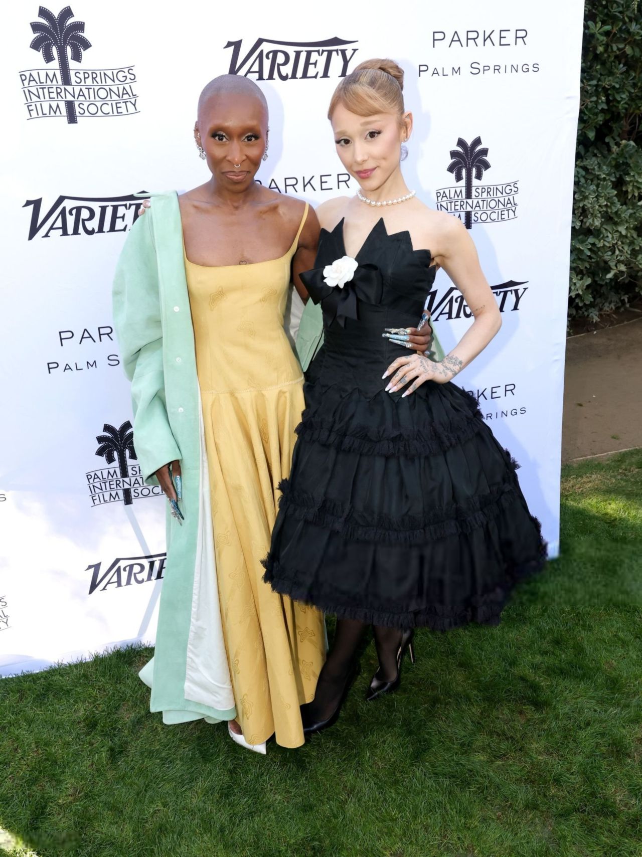 Ariana Grande Channels Vintage Chanel Glamour at Variety’s Palm Springs Brunch