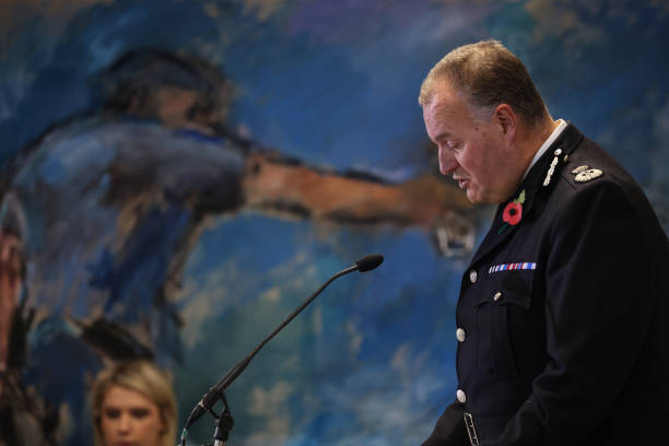 Chief Constable Stephen Watson during a press conference in Manchester following the publication of the Manchester Arena Inquiry volume two report on emergency services response, which examines whether any inadequacies in the services' response contributed to individual deaths. Twenty-two people were killed and hundreds were injured in a suicide attack at the end of an Ariana Grande concert on May 22 2017. (612×408)